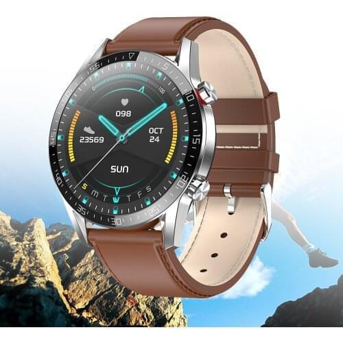 Smart Watch IP68 Waterproof ECG Bluetooth Call Blood Pressure Heart Rate Music Control Fitness Tracker Smartwatch Android IOS