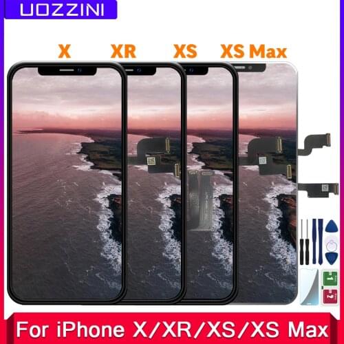 AAA+ OLED LCD For iPhone X XR XS XS Max Display Screen Touch Screen For iPhone X/XS/XR 3D Touch 100 Tested Good Replacement