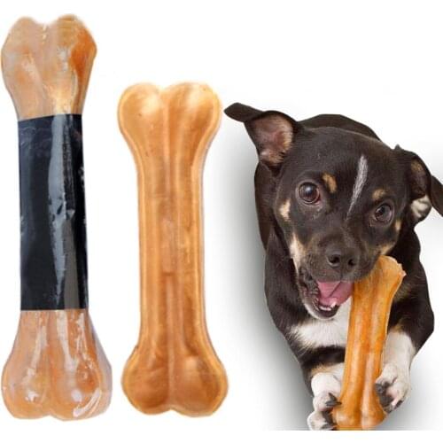 1Pcs Bone Shaped Dog Chews Clean Stick Teethers Dog Bone Teeth Cleaner Food Treats Puppy Supplies Toy Christmas Pet Products
