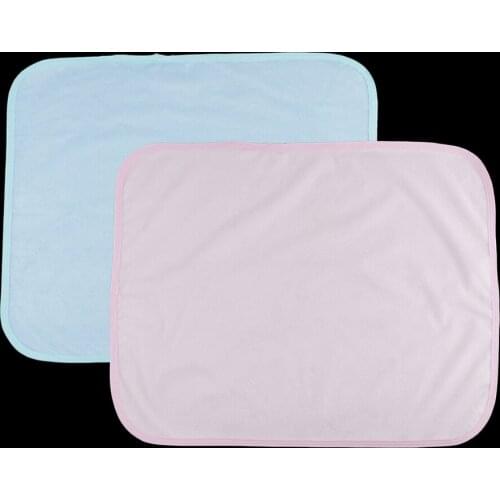 2Pc Absorbent Washable Incontinence Bed Sheet/ Pad/ Mattress Protection 70x100cm