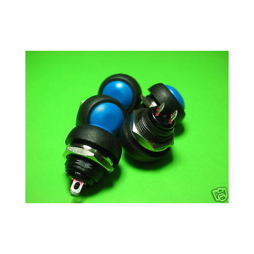 20,Blue green black red white yellow MOMENTARY OFF(ON) Push Button HORN Switch,33B