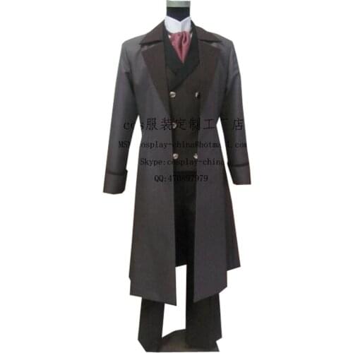 2018 Kuroshitsuji Black Butler Sebastian Michaelis Cosplay Costume
