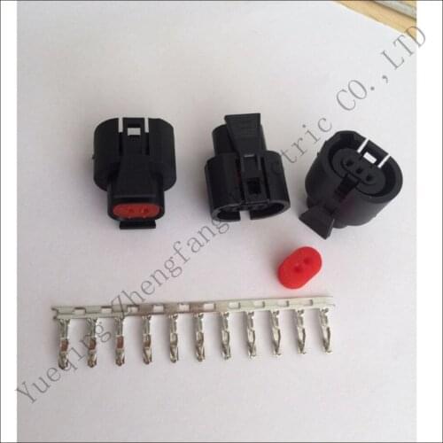 757533-011 wire connector female cable connector male terminal Terminals 2-pin connector Plugs sockets seal Fuse box