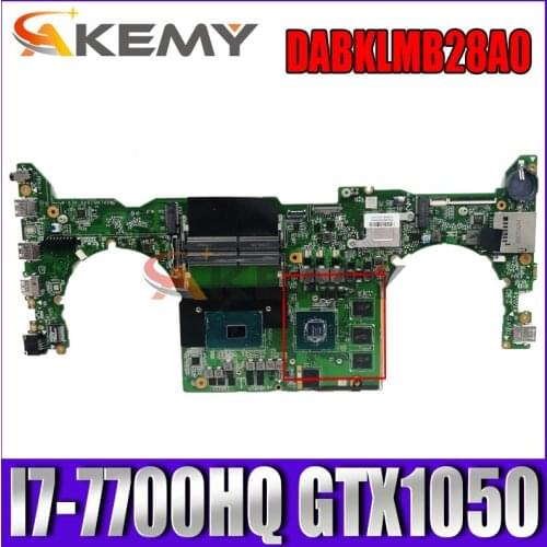 Akemy DABKLMB28A0 Laptop motherboard for ASUS TUF Gaming FX503VD original mainboard I7-7700HQ GTX1050-4G