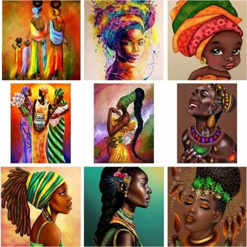 DIY Diamond Painting Embroidery Portrait Diamond Painting Abstract art woman Full Round Drill Home Decor Rhinestone Mosaic Gift