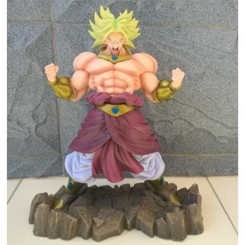 Anime Model Decor Broly Budokai Ichiban Kuji Big Toys Action Figure Collection Primary Color PVC Model Dolls Kids Garage Kits