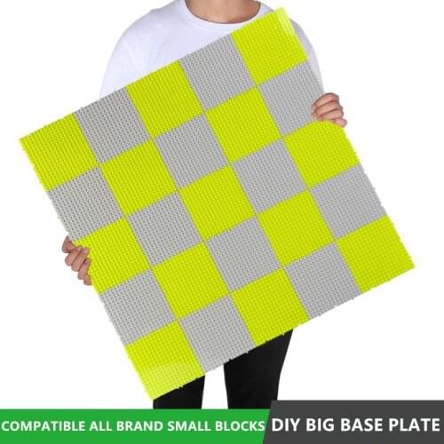 16*16 Dots Small Particle Bottom Splicing Base Plate Building Blocks Sets Baseplate DIY Bricks Kids Educational Toys