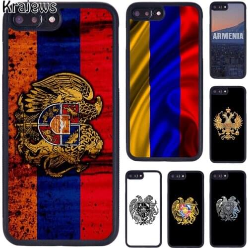 Krajews armenian coat of arms Flag Phone Case Coque For iPhone 5 6S 7 8 Plus 11 12 Pro X XR XS Max Samsung Galaxy S7 S8 S9 S10