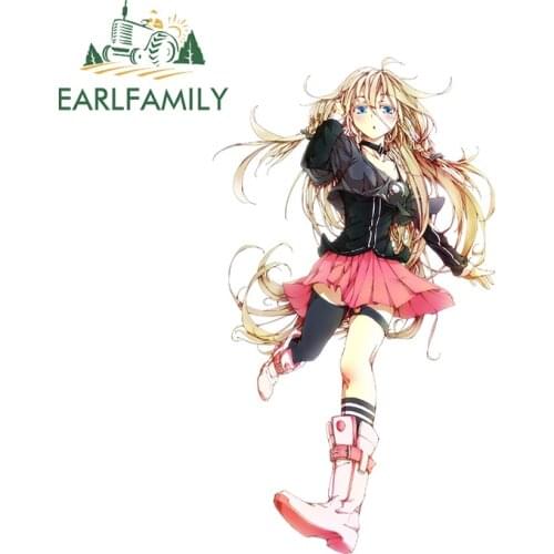 EARLFAMILY 13cm x 7.5cm for Zerochan Anime Vinyl Car Stickers Scratch-Proof Decals Windshield Bumper Personality Car Styling