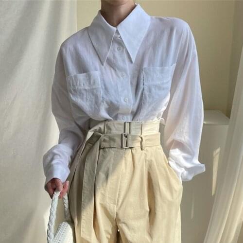 Женские хлопковые рубашки HziriP China At AliExpress