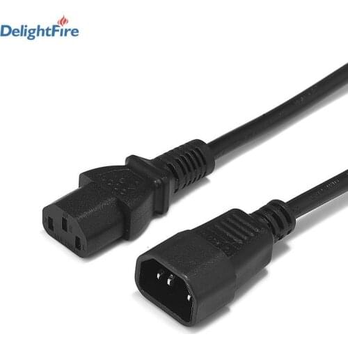 IEC C14 C13 Power Cable PDU UPS Cable 1m 3m 5m 10m IEC 320 C13 C14 Power Cord For PC Computer Monitor DMX DJ Stage Light