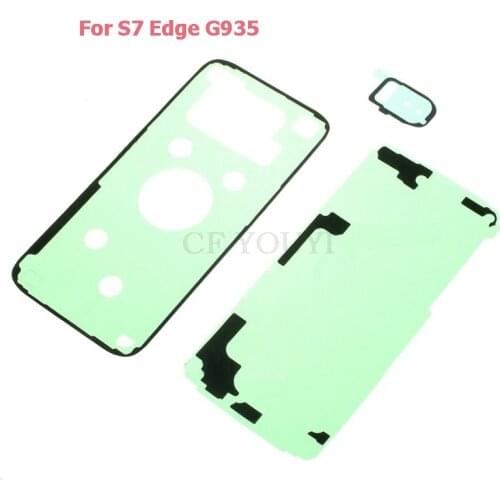 CFYOUYI Housing Adhesive Sticker + Waterproof Adhesive + Camera Lens Ring Adhesive Set For Samsung Galaxy S7 G930 / S7 edge G935