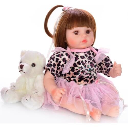 48CM Silicone Reborn Baby doll Lifelike Toddler reborn bebe Bonecas Brinquedos Reborn dolls Toys For Kids Gifts