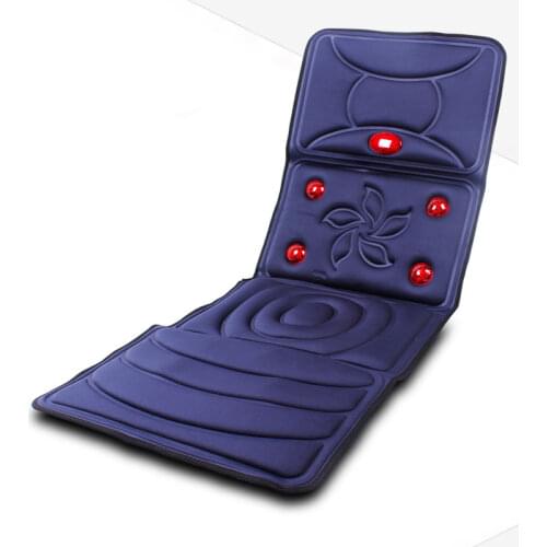 2016 Far Infrared Multifunctional massage mattress neck waist full-body vibration cushion the elderly massage pad 220V
