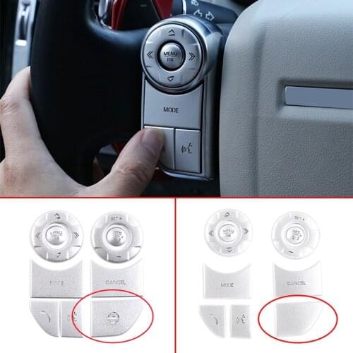 Car Interior Steering Wheel Button Protection Patch Trim Accessories For Land Rover Discovery 5 Range Rover Sport Vogue