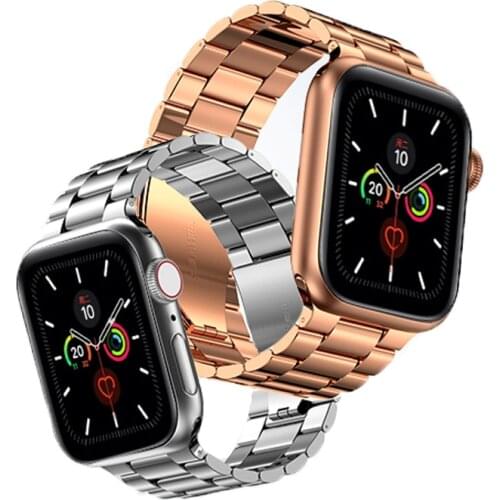 Ultrathin Stainless Steel Strap For Apple Watch 6 5 4 3 SE Band 38mm 42mm 40mm 44mm Metal Bracelet For iWatch Series Watchband