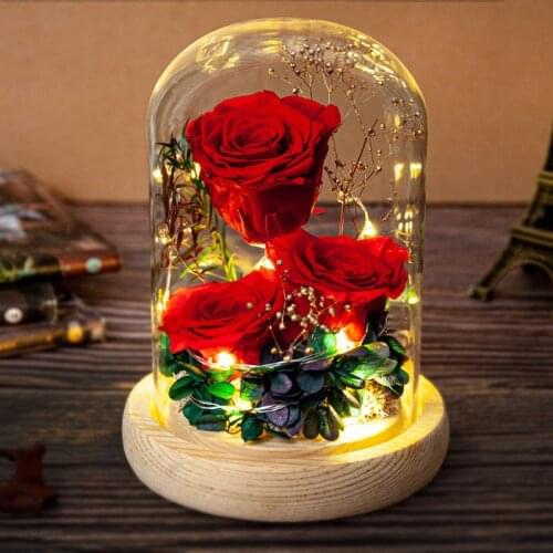 Free Shipping 10*20cm Lumious Wrie Log Base Glass Dome Home Decoration Diameter=10cm Height=20cm Glass Dome Gift Wedding Prop