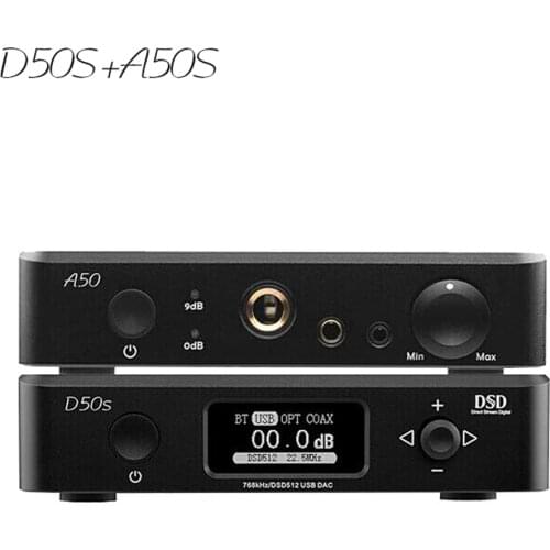TOPPING D50s USB DAC Decoder+ TOPPING A50s Headphone Amplifier