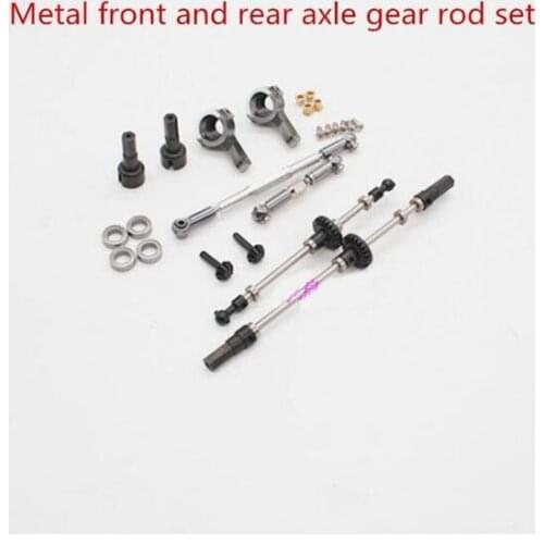 WPL B1 B-1 B14 B-14 B24 B-24 C14 C-14 C24 C-24 B16 B36 RC Car spare parts Metal front rear axle gear Steering pull rod