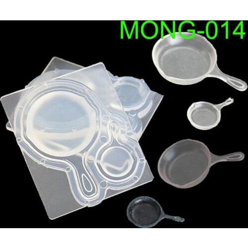 1 Set Mini Pan Pot Resin Silicone Mold Epoxy Resin Jewelry Tools Art Craft Tools E56C