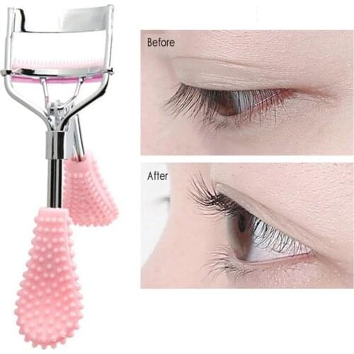 1pc Natural Curling Eyelash Clip 3d Curl Eye Lash Cosmetic Beauty Makeup Fake Eyelash Curler Curling Tweezers Tools