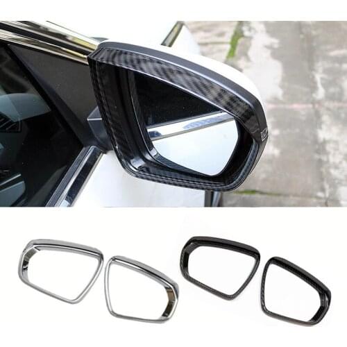 For Peugeot 3008 GT 5008 2nd 2017 2018 ABS Chrome Car Side Door Rearview Turning Mirror Rain Eyebrow Cover Trim Accessories 2pcs