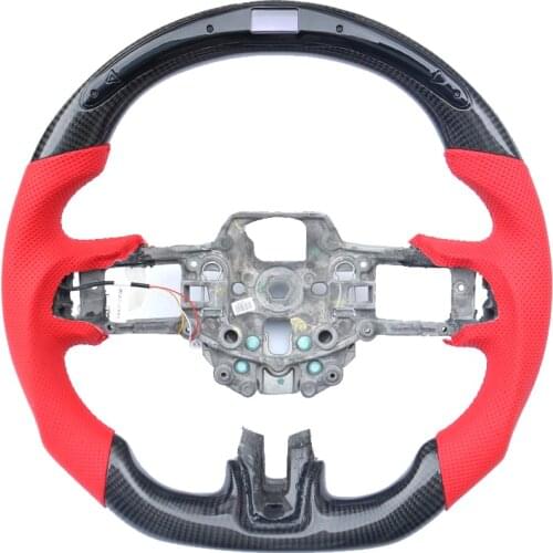 2021 Suitable For Ford 15-20 Modified Racing Mustang Special Led Carbon Fiber Steering Wheel Interior