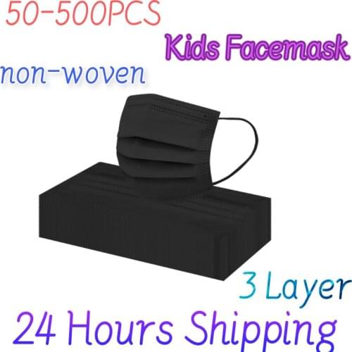 50-500pcs Children Face Mask Mascarillas Ninos Kids Face Mask 3 Ply Safety Disposable Face Mask Masque enfant Halloween Cosplay
