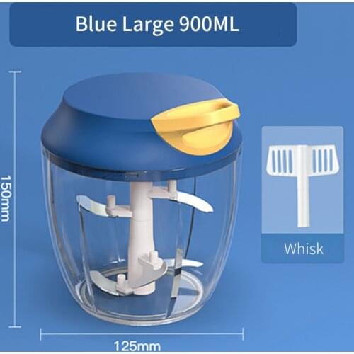 Joybos 500/900ML Rotate Garlic Masher Sturdy Press Mincer Vegetable Chili Meat Grinder Cooking Accessories Kitchen Gadgets Tool