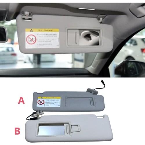 CAPQX For VW Santana Jetta For Skoda Rapid 13-15 Car Inner Sunvisor Sun Visor Front Sun Shade Antidazzle Sunshield With Mirror