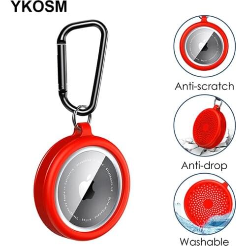 Airtag Case TPU Protective Sleeve For Apple Airtags Location Tracker Anti-lost Anti-scratch Shell For Air Tag Keychain Airtag