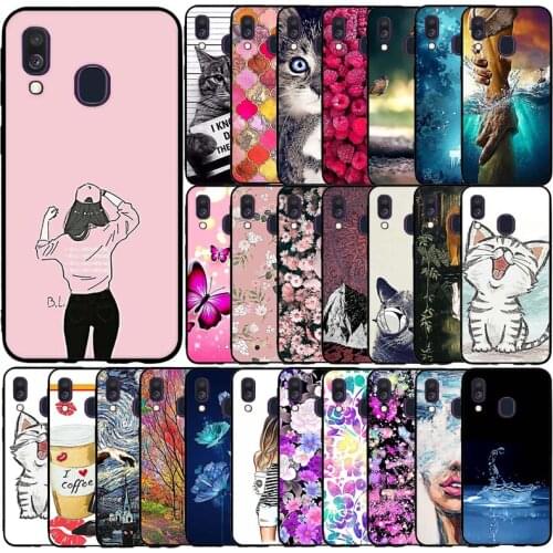 Case For Samsung Galaxy A40 Case Cover Silicone Fundas Soft TPU Back Case For Samsung Galaxy A40 Phone Shell Cover Coque Capas