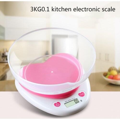 3kg/5kg/0.1g Digital Scale LED Portable Electronic Kitchen Scales Food Balance Measuring ABS Weight Scale LED Digital Balance