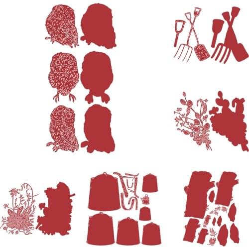 Flower Bird Wood Dies New Arrival 2021 Scrapbook Diary Decoration Stencil Embossing Template DIY Greeting Card Handmade