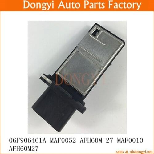 Mass Air Flow Sensor OE No. 06F906461A MAF0052 AFH60M-27 MAF0010 AFH60M27