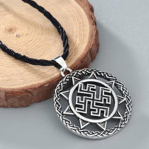 Dukhobor Amulet Slavic Strong Protective Healing Pendant Ancient Slavic Symbol Talisman Pendant Jewelry Men Necklace