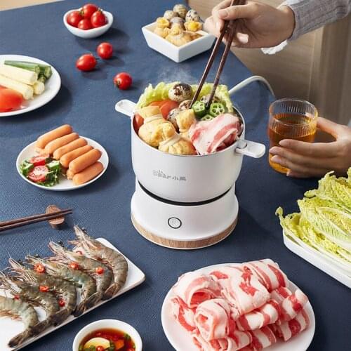 Electric Boiling Pot Split Type Electric Heating Pot Portable Dormitory Electric Pot Hot Pot Travel Folding Pot