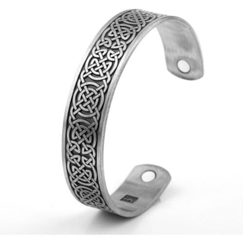 Viking Holographic Bracelet Open Bangle Jewelry Mens and Womens Tri-color Bracelet