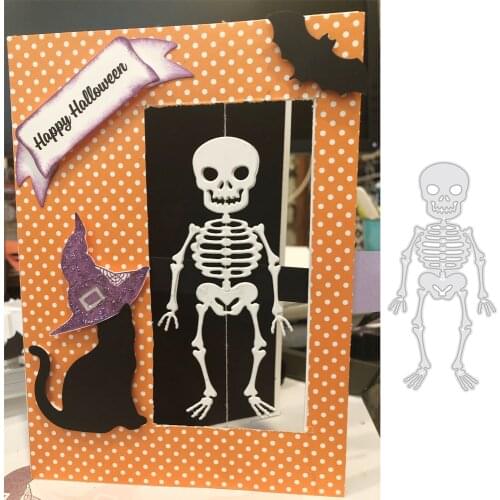 Halloween Skull Craft dies metal cutting dies cut die mold decoration Scrapbook paper craft knife mould blade punch stencil