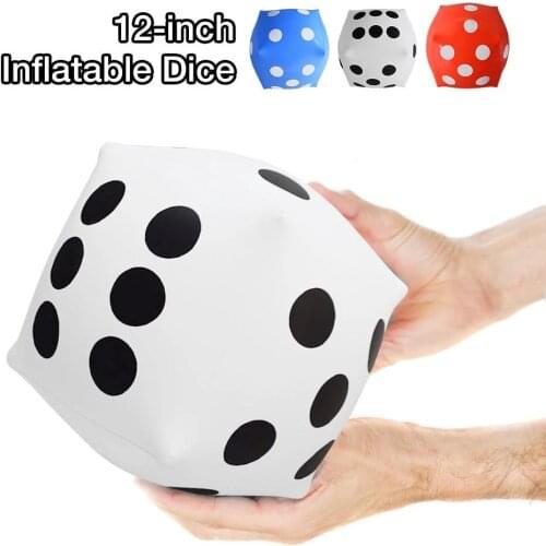 Dice Educational toys 30cm Child toy inflatable Dice Jumbo Large Inflatable Dice Dot Diagonal Toy Party Air