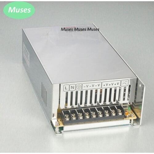 Customized S-500-13.5 500W 13.5V 37A 220V/110VAC Single Output AC DC Aluminum Power Supply Adapter for Led Strips CCTV Camera