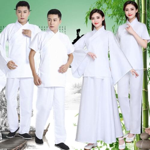 Chinese Hanfu Plus Size Women Ancient Costume Chinese Clothes Underwear Pajamas Sets For Young Adults Men Modern Teen Girls 2021