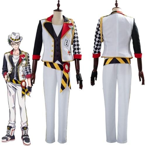 Alice Cosplay in Wonderland Twisted-Wonderland Trey Costume Uniform Coat Suit alloween Carnival Costumes