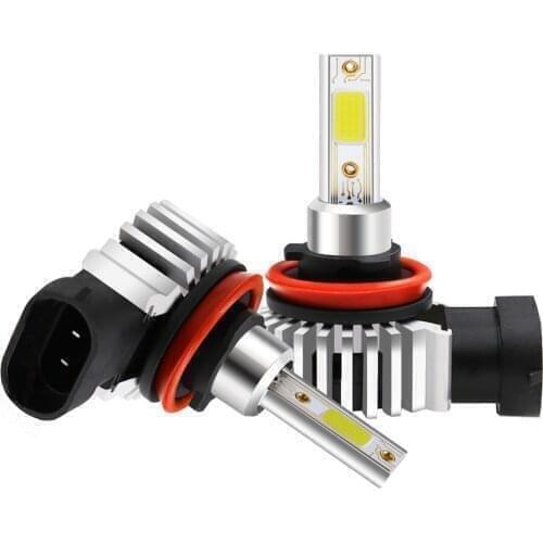Mini size turbo 9012 hir2 H4 Led H7 H1 H3 H10 Car Headlight Bulbs For Auto 9005 9006 HB3 Led Automotive luces led para auto h11
