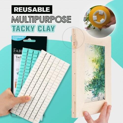Reusable Multipurpose Tacky Clay Removable Adhesive Putty Nail Clay Reusable Multipurpose Mounting Tacky Putty for Nail Tools Ha
