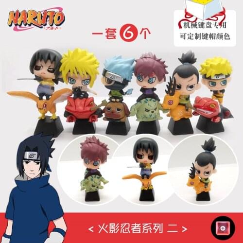 Anime cartoon Ninja key caps, Sasuke 3D doll, Game mechanical keyboard dedicated