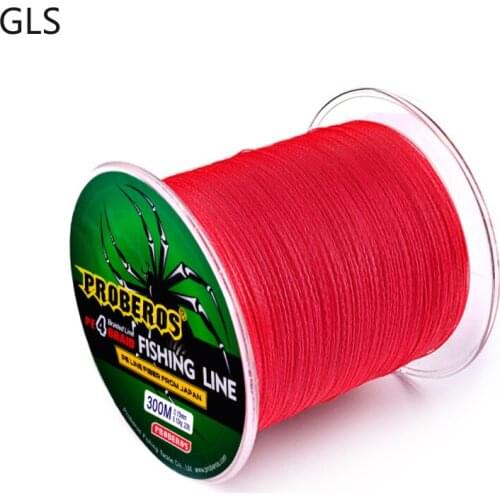 New 300M 4 Strands 6-100LB High Quality Strong Multifilament Braided Fishing Line 0.12-0.6mm