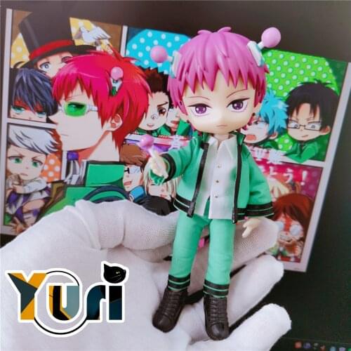 Original The Disastrous Life of Saiki K. Saiki Kusuo Outfit Clothes 1/12 BJD OB11 Clothing Suit Costume Figure Cosplay Gift C