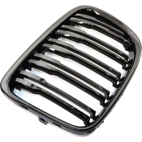 2pcs Car Front Grille Cover Sport Hood for BMW X1 E84 11-16 Car Replacement Parts Accessories