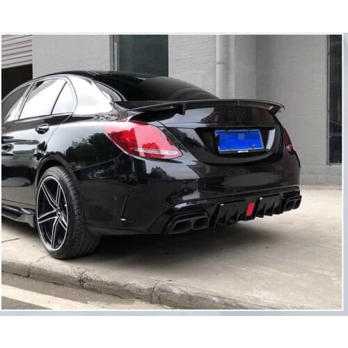 Applied to Babos Mercedes Benz C-class W205 E-class W213 Modified Brabus Lip and Tail Throat